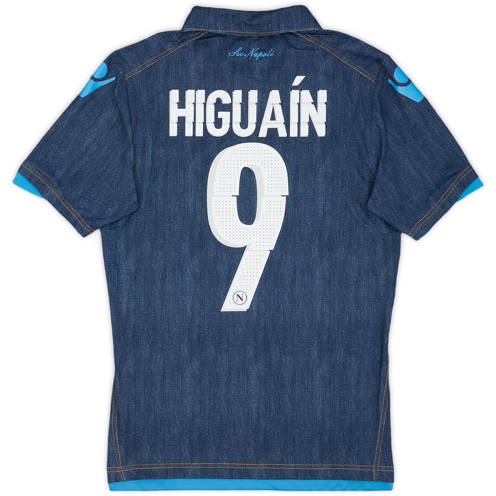 2014-15 Napoli Away Shirt Higuain #9 - 6/10 - (M)