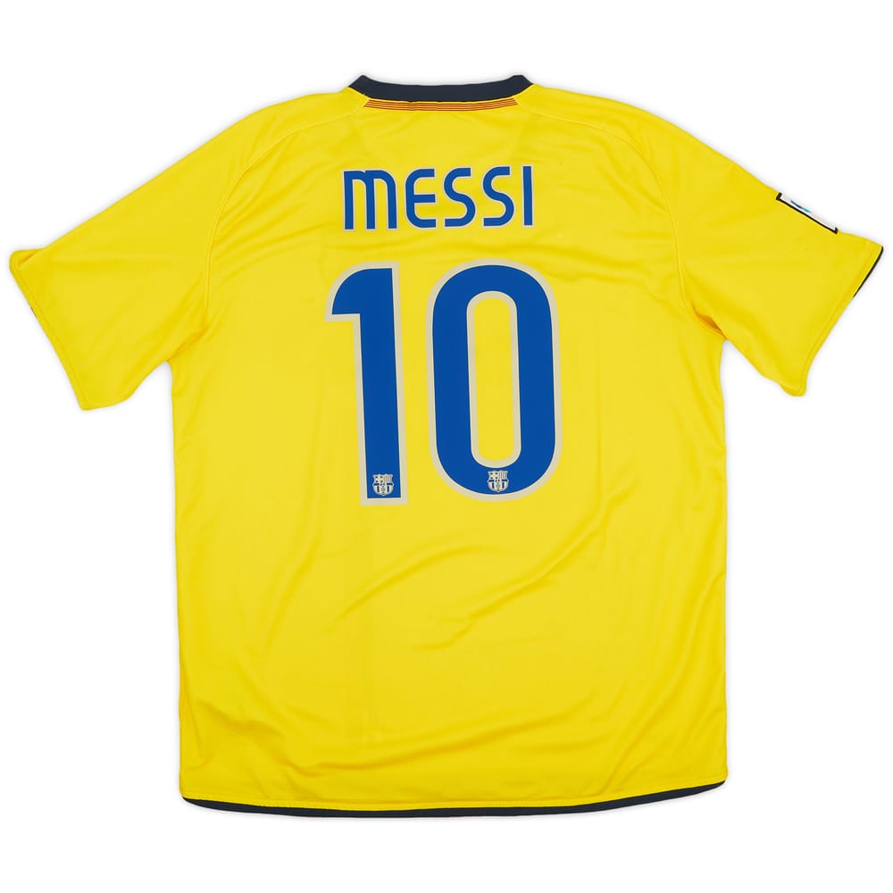 2008-10 Barcelona Away Shirt Messi #10 - 8/10 - (L)