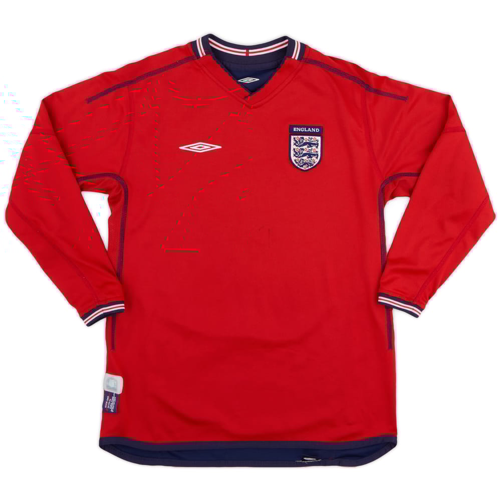 2002-04 England Away Shirt - 7/10 - (XL.Boys)