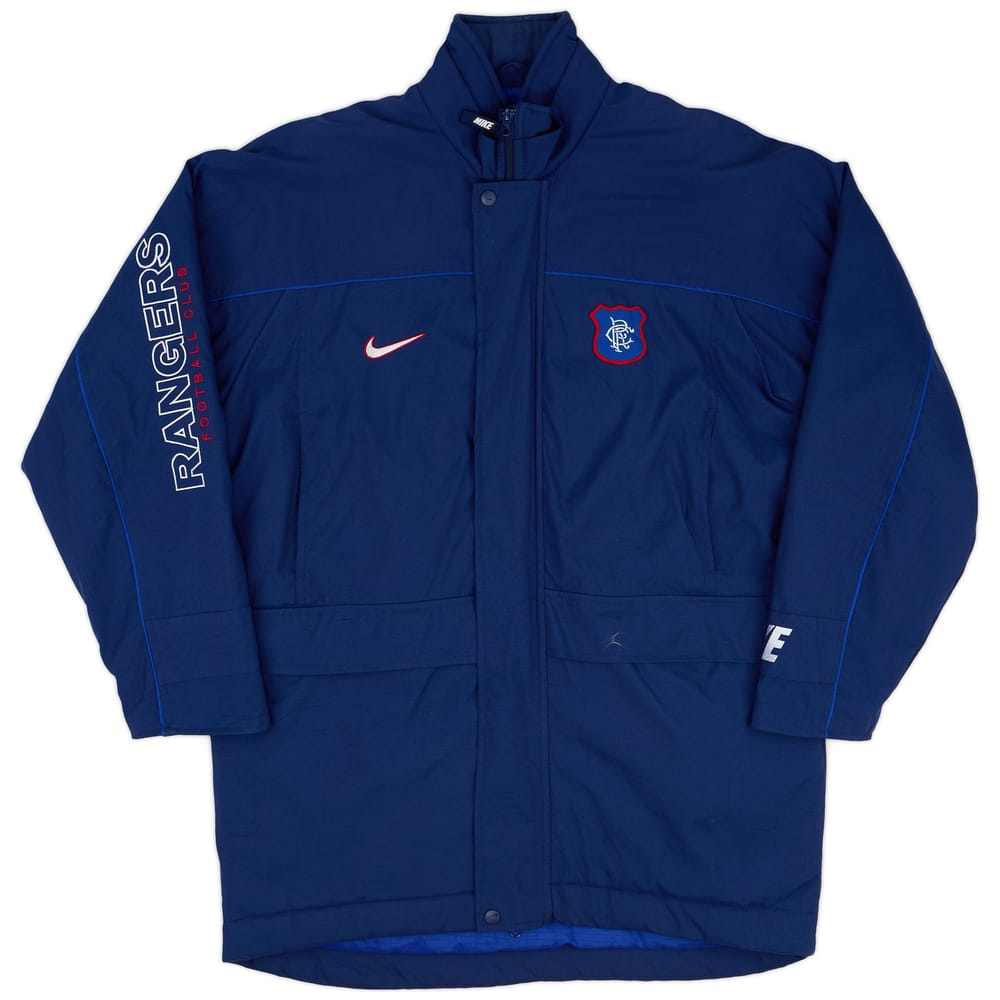 1997-98 Rangers Nike Padded Bench Coat - 9/10 - (M)