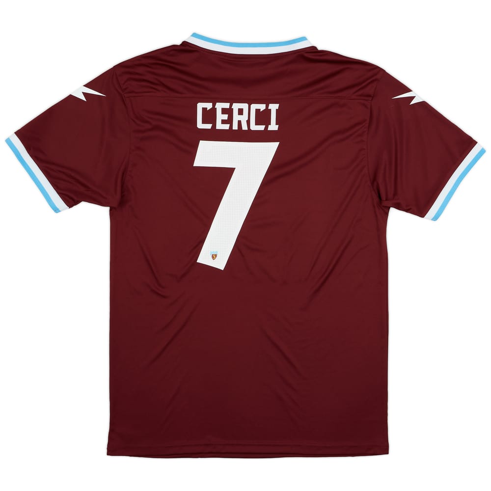 2019-20 Salernitana Home Shirt Cerci #7 - 9/10 - (L/XL)