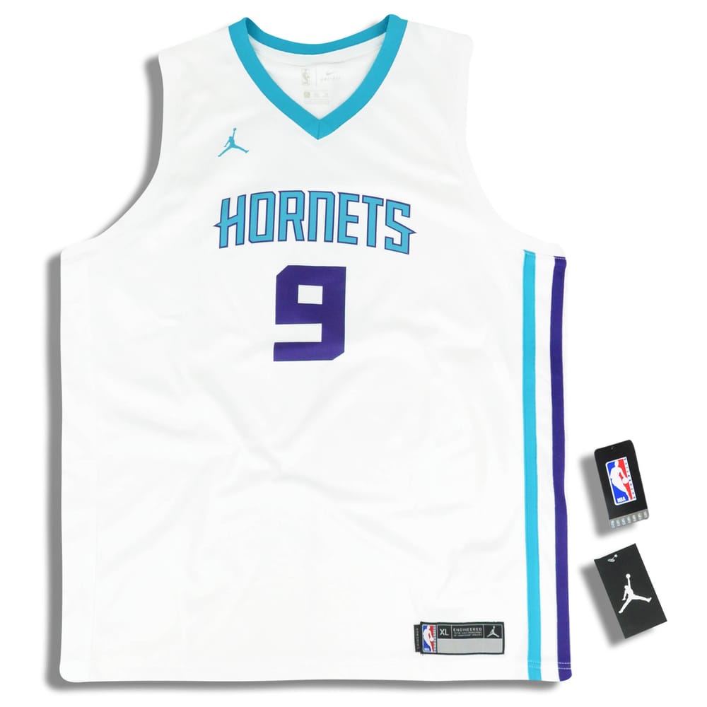 2018-19 Charlotte Hornets Parker #9 Jordan Swingman Jersey (Home) Y - W/Tags