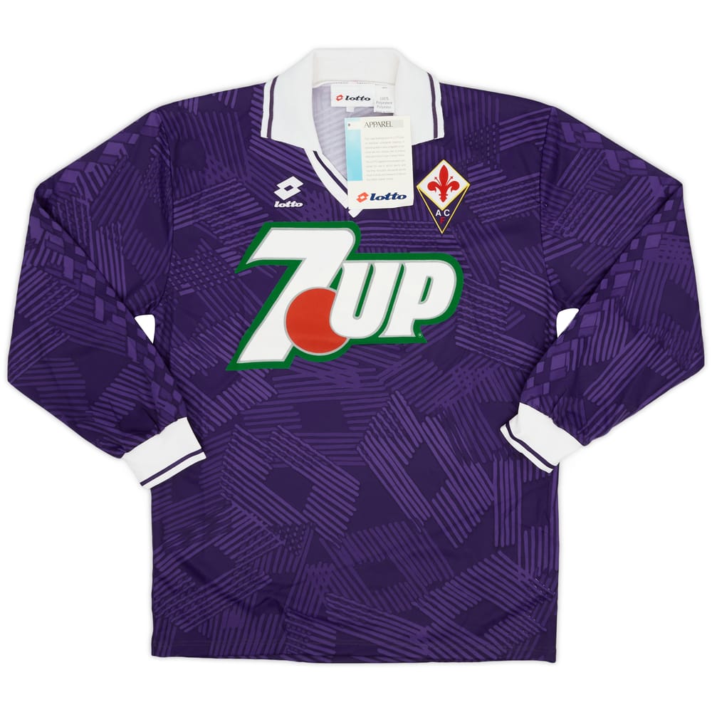 1991-92 Fiorentina Player Issue Home L/S Shirt (M)