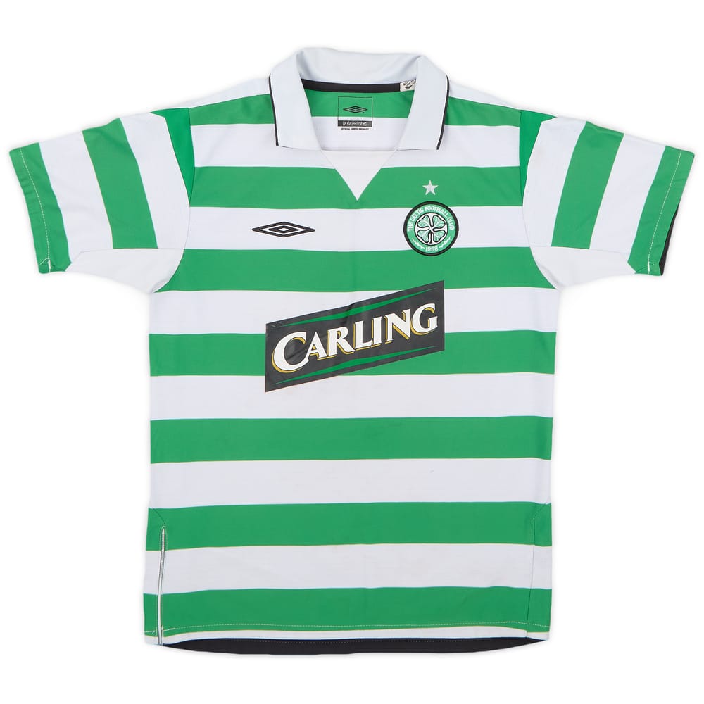 2004-05 Celtic Home Shirt - 7/10 - (M.Boys)