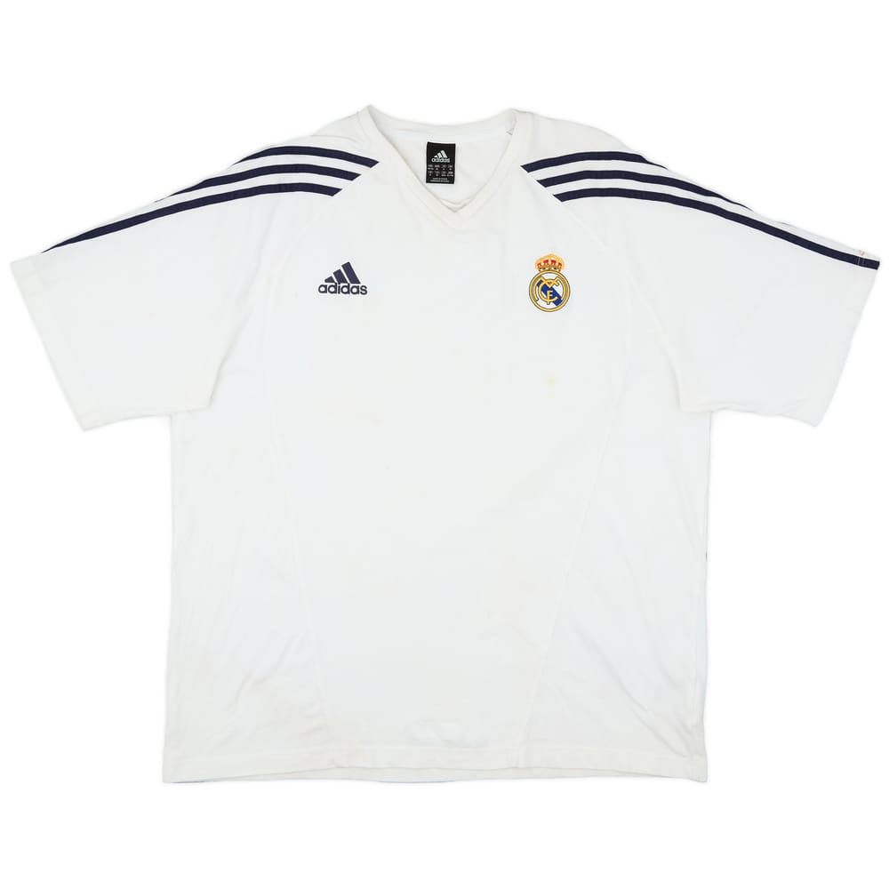 2005-06 Real Madrid adidas Cotton Tee - 7/10 - (XXL)