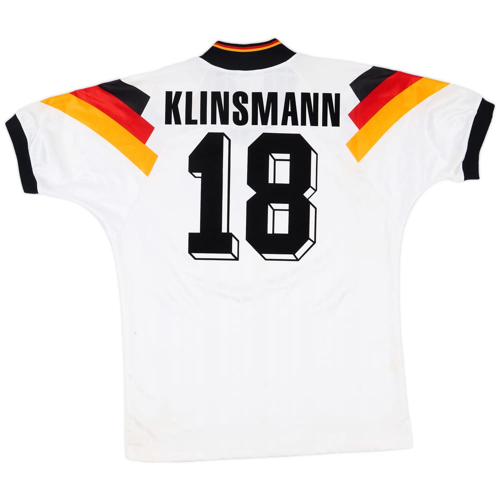 1992-94 Germany Home Shirt Klinsmann #18 - 7/10 - (XL)