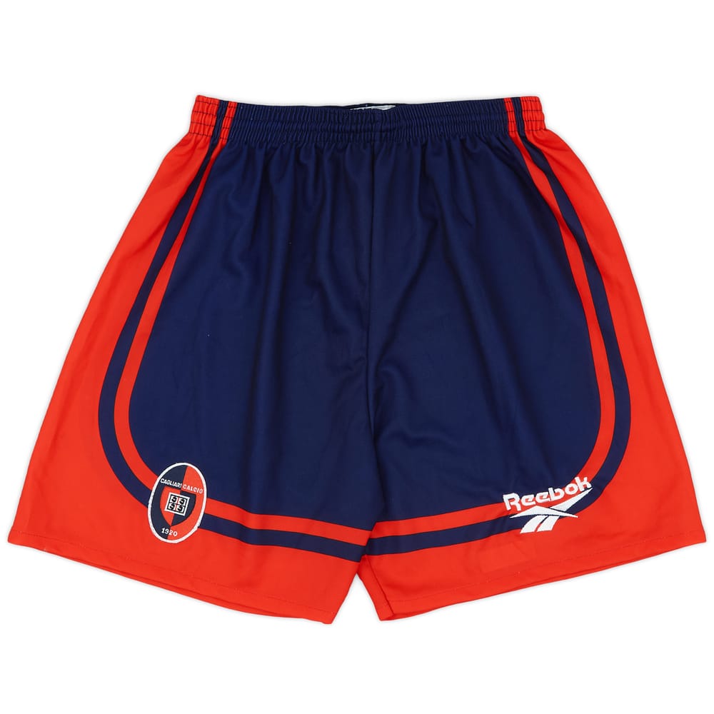 1996-97 Cagliari Reebok Home Shorts - 9/10 - (L)
