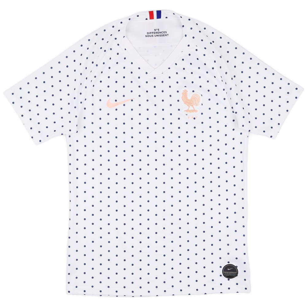 2019-20 France Women's Away Shirt - 9/10 - (Men's S)