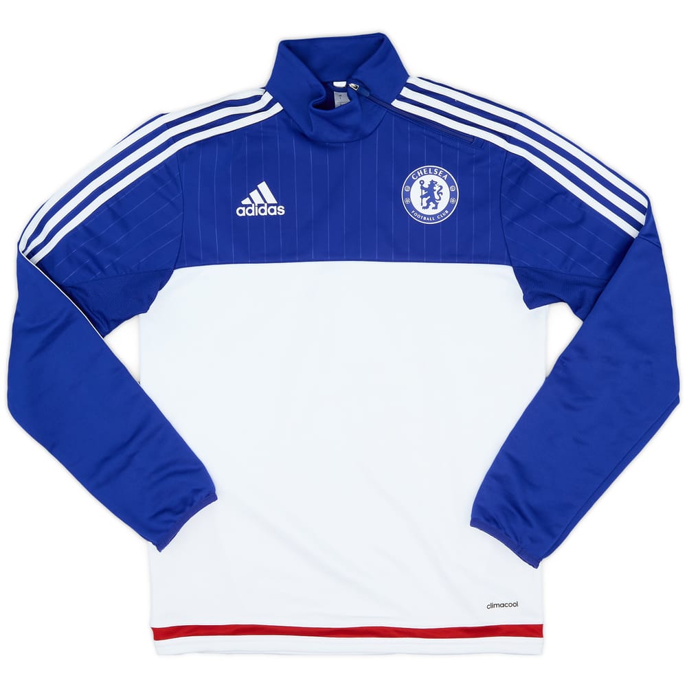 2015-16 Chelsea adidas 1/4 Zip Training Top - 9/10 - (S)