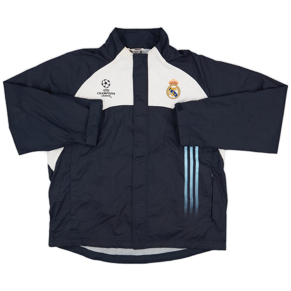 2003-04 Real Madrid adidas Hooded Rain Jacket - 5/10 - (L)