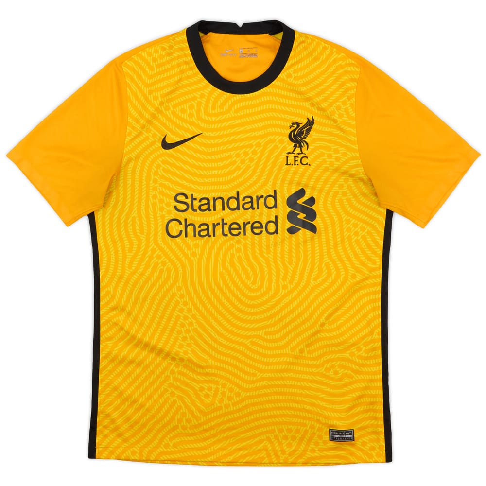2020-21 Liverpool GK S/S Shirt - 7/10 - (M)