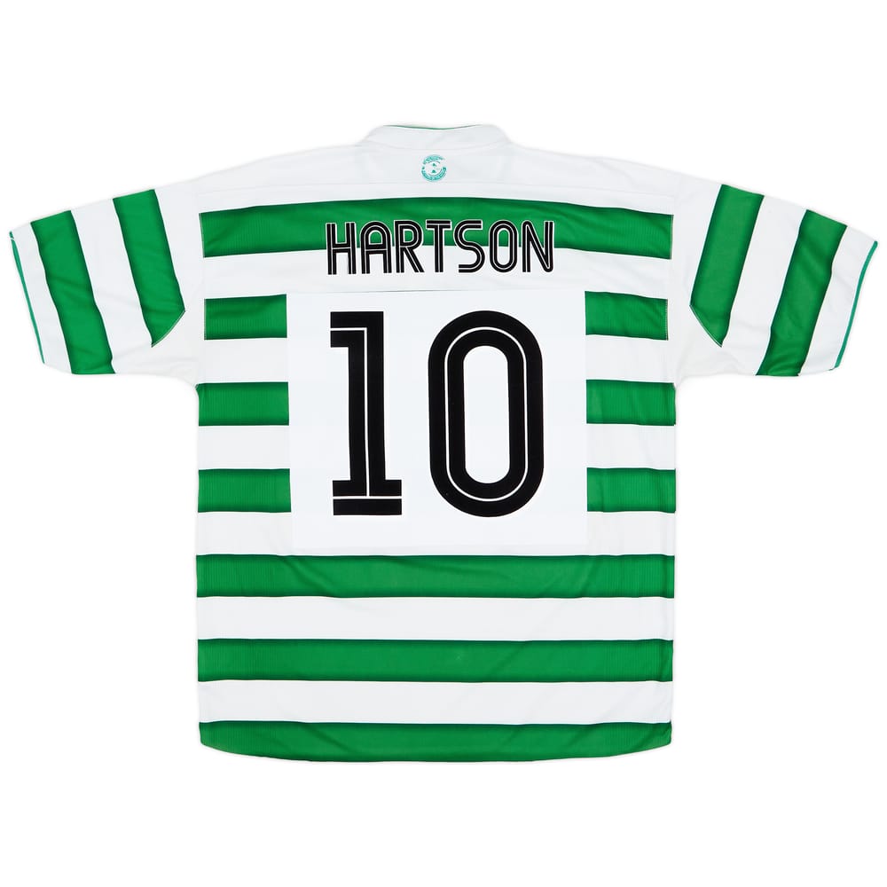2003-04 Celtic Home Shirt Hartson #10 - 6/10 - (L)