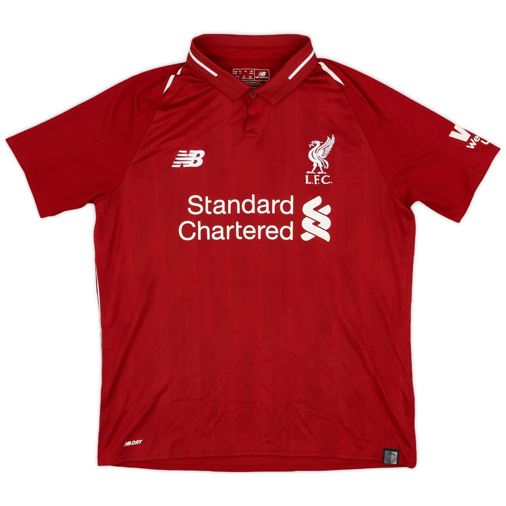 2018-19 Liverpool Home Shirt - 8/10 - (XL.Boys)