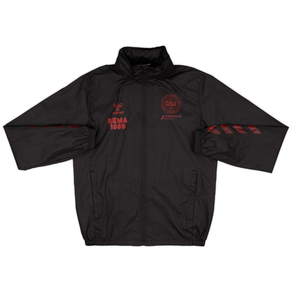 2022-23 Denmark 'Fodboldskole' Hummel Hooded Rain Jacket - 9/10 - (S)