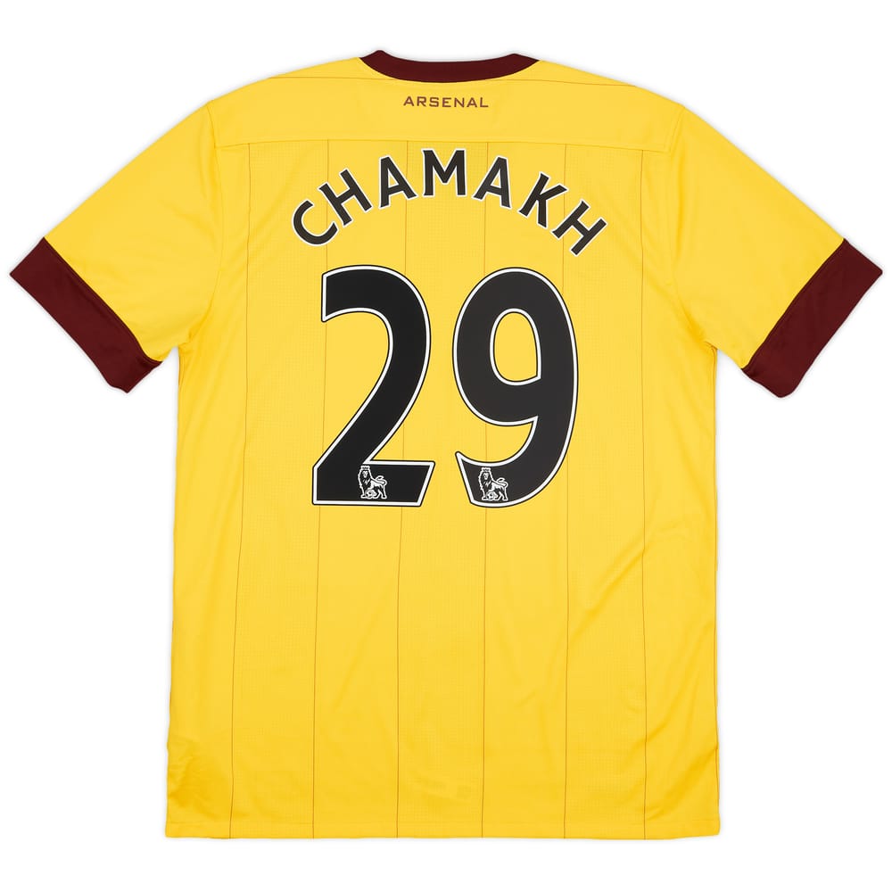 2010-13 Arsenal Away Shirt Chamakh #29 - 8/10 - (M)