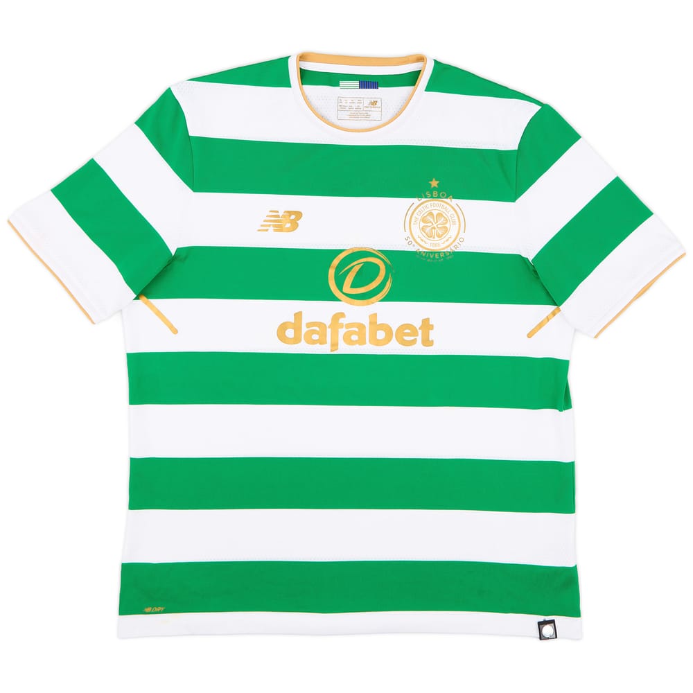 2017-18 Celtic 'Lisbon Lions 50th Anniversary' Home Shirt - 6/10 - (XL)