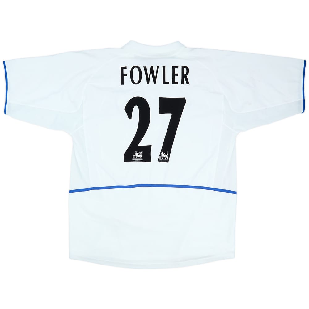 2002-03 Leeds United Home Shirt Fowler #27 - 8/10 - (XXL)