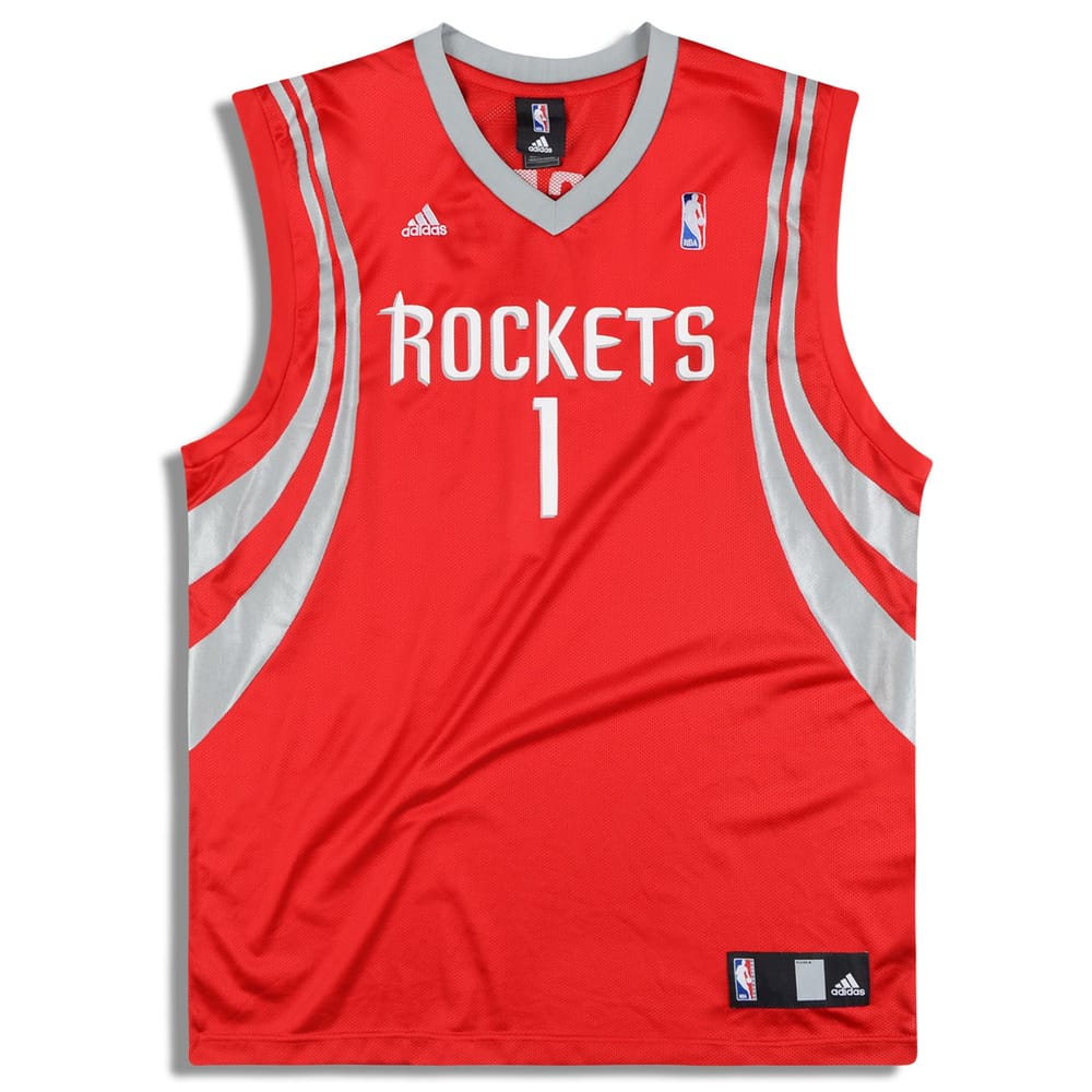 2006-10 Houston Rockets McGrady #1 adidas Jersey (Away) Y