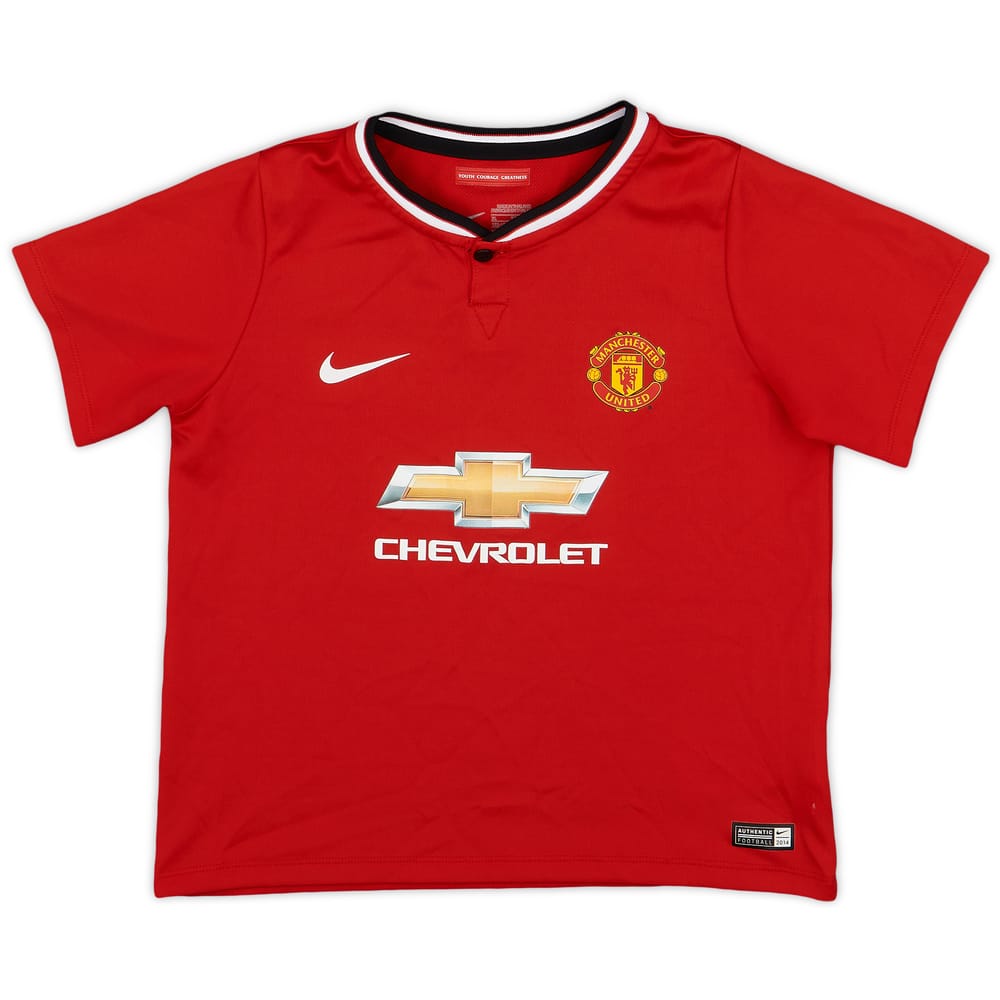 2014-15 Manchester United Home Shirt - 9/10 - (7-8 Years)