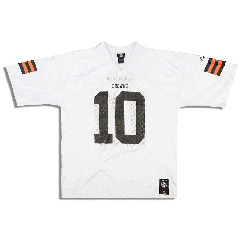 2008-09 Cleveland Browns Quinn #10 Reebok Replica Jersey (Away) XL