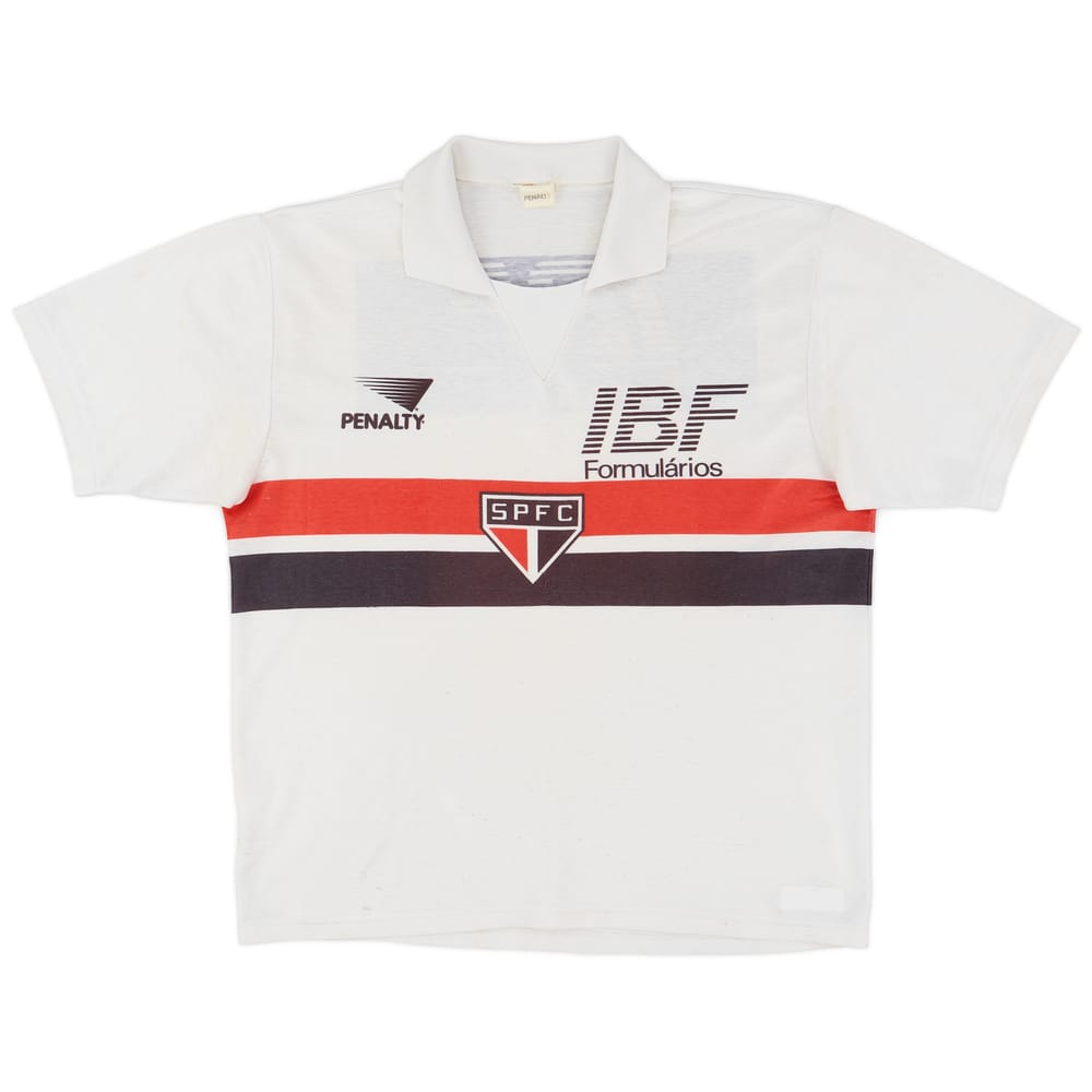 1991 Sao Paulo Home Shirt - 7/10 - (L)