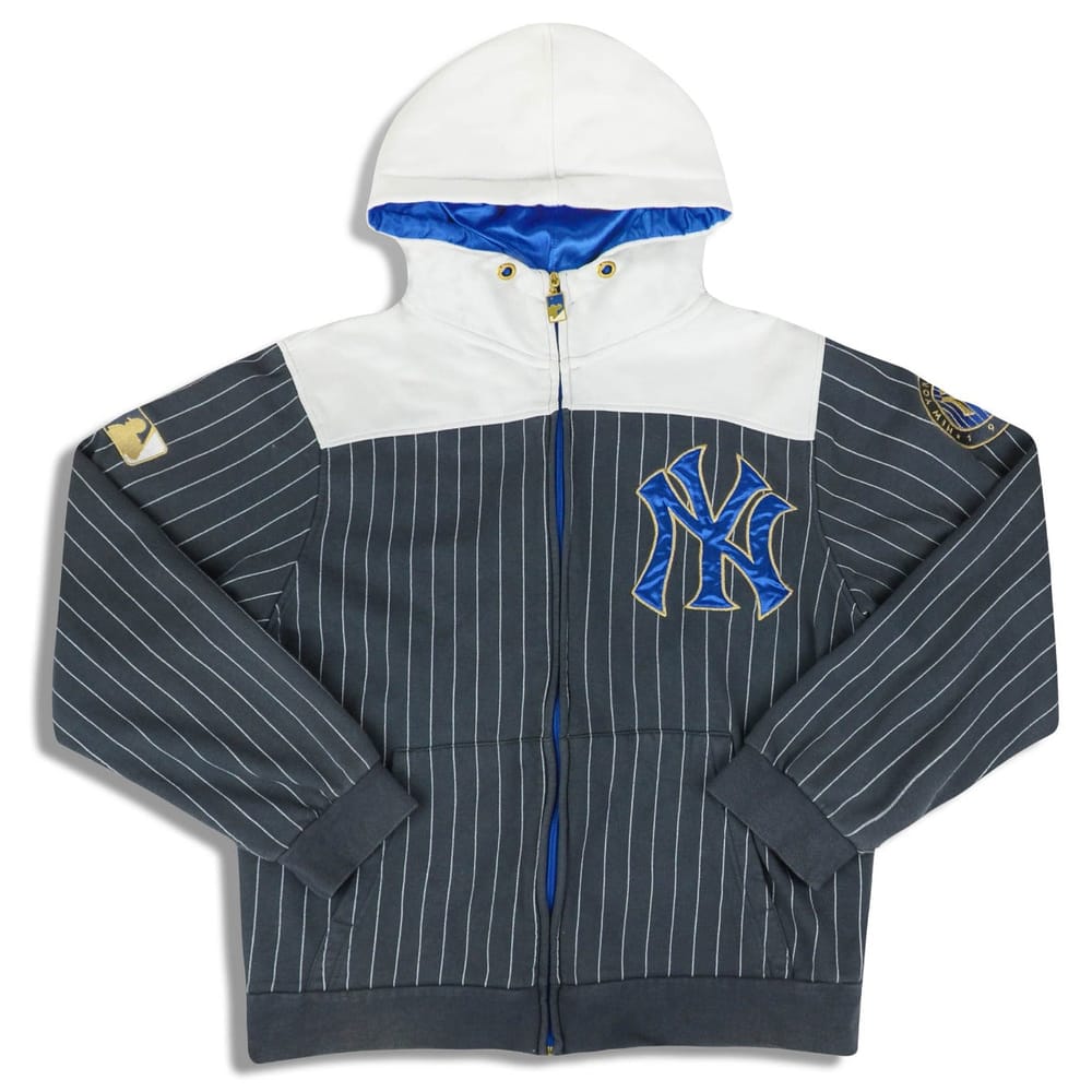 1927 New York Yankees Majestic Cooperstown Collection Full-Zip Hooded Sweat Top Y