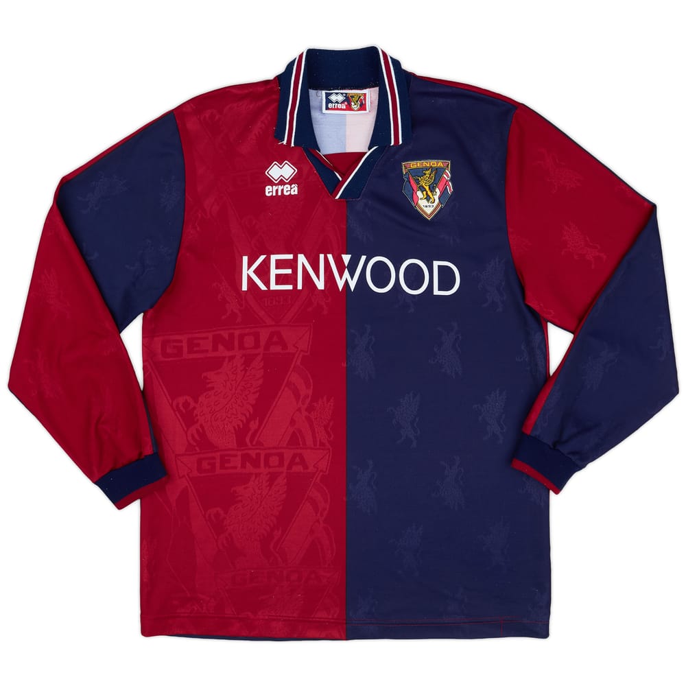 1994-95 Genoa Home L/S Shirt - 8/10 - (L)