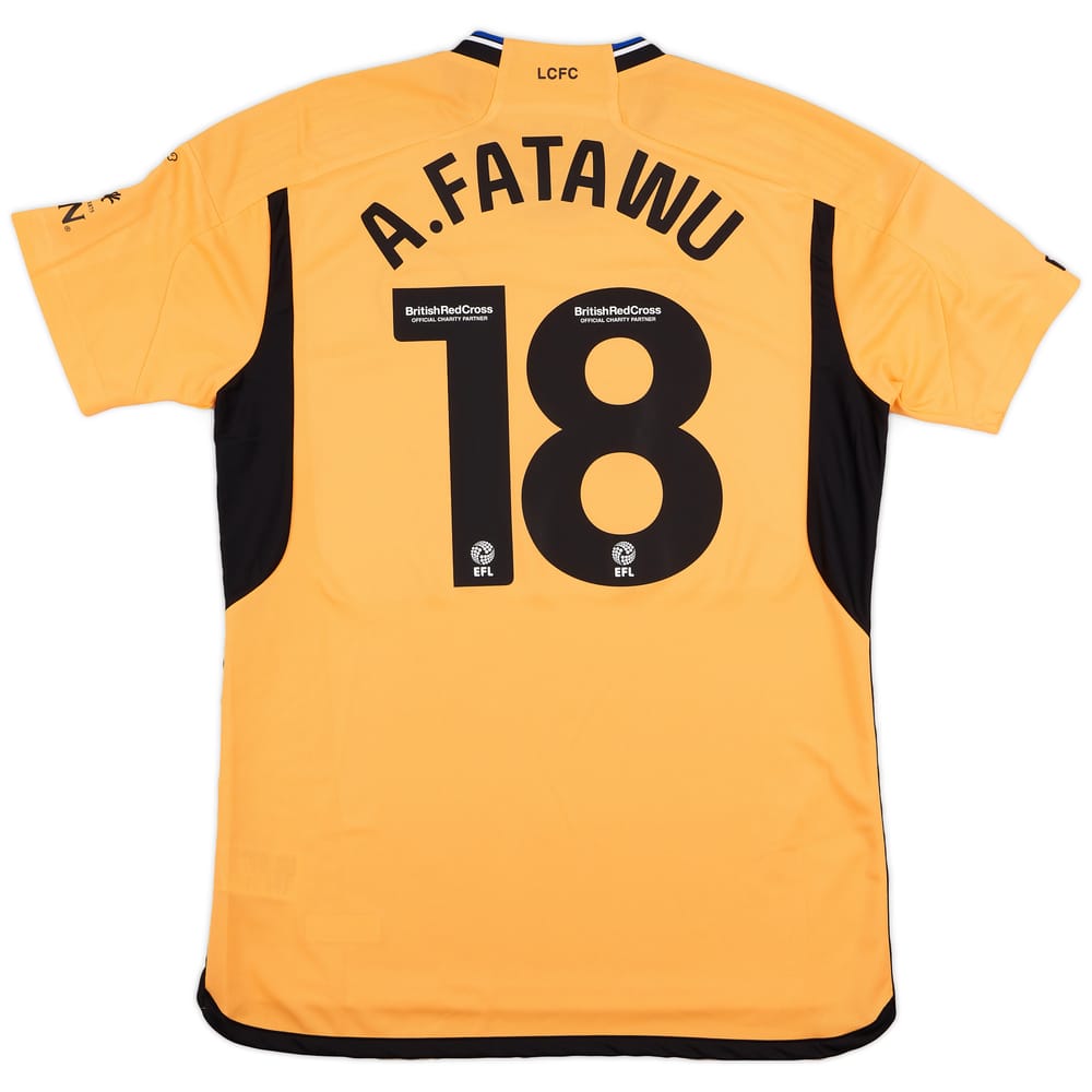 2023-24 Leicester Match Issue Third Shirt A. Fatawu #18