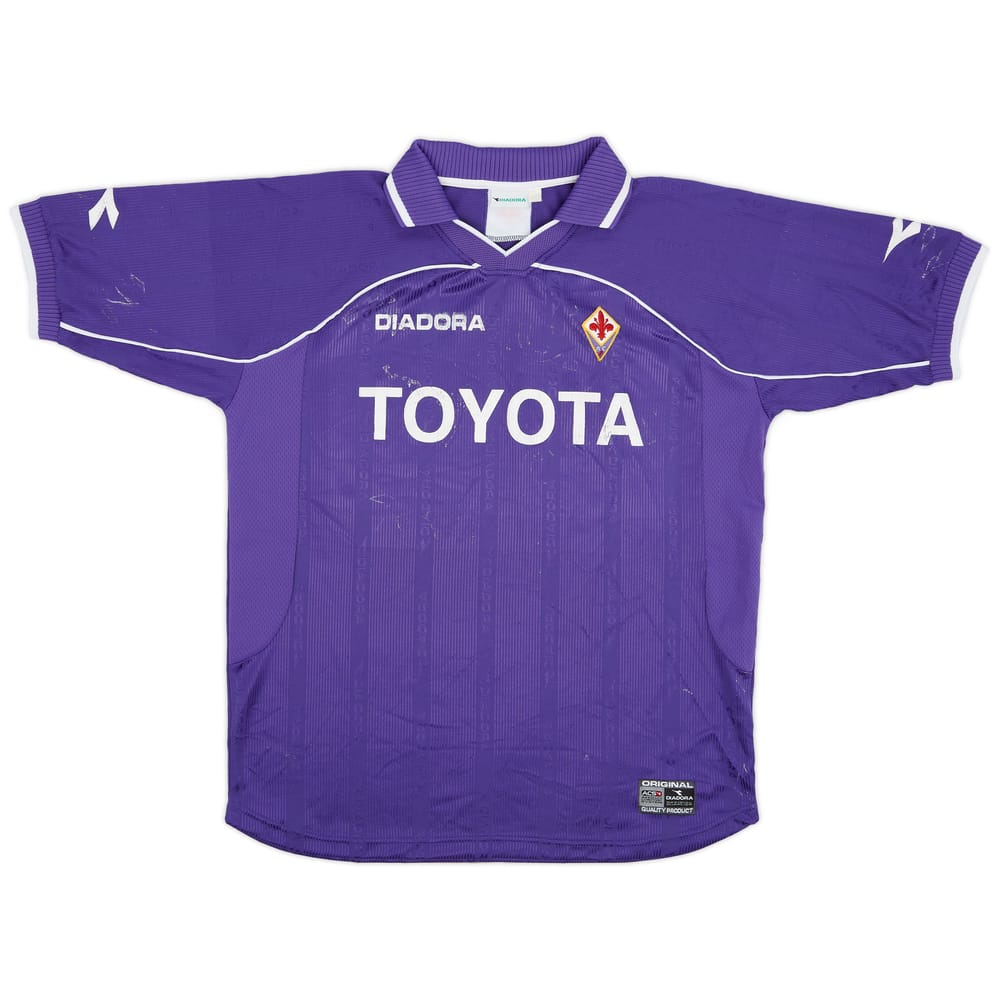 2000-01 Fiorentina Home Shirt - 4/10 - (XL)