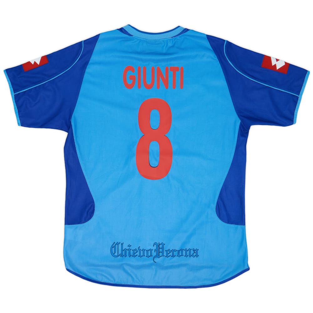 2004-05 Chievo Verona Third Shirt Giunti #8 - 9/10 - (XL)