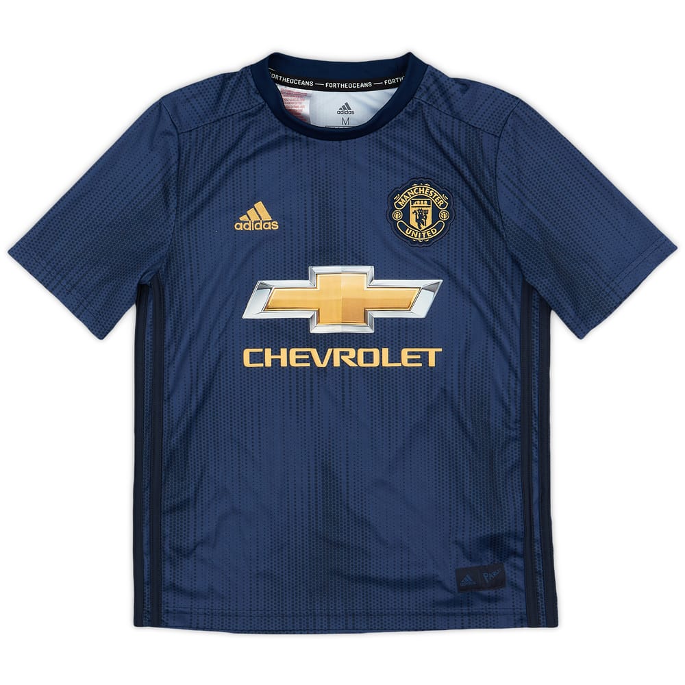 2018-19 Manchester United Third Shirt - 9/10 - (M.Boys)