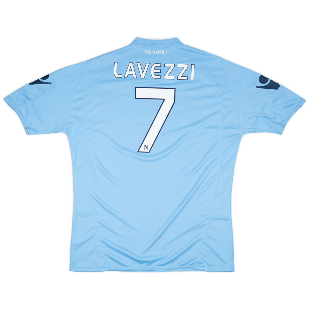 2009-10 Napoli Basic Home Shirt Lavezzi #7 (3XL)