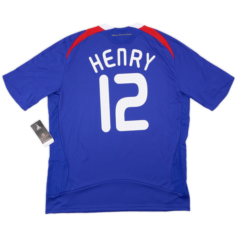 2007-08 France Home Shirt Henry #12 (L)