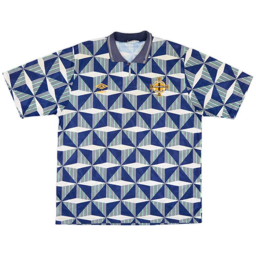1990-92 Northern Ireland Away Shirt - 7/10 - (XL)