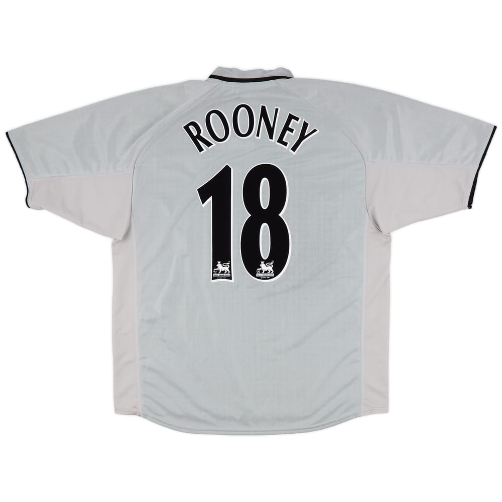 2001-02 Everton Away Shirt Rooney #18 - 6/10 - (L)