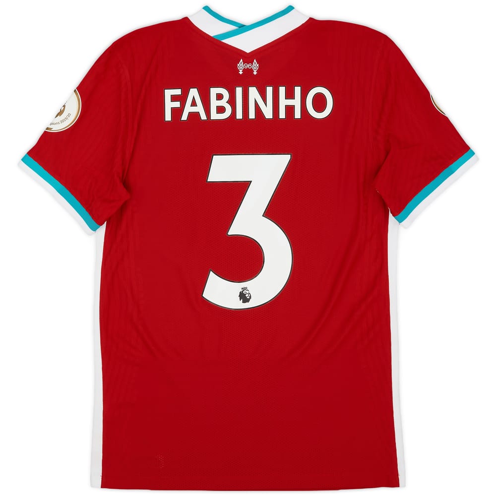 2020-21 Liverpool Authentic Home Shirt Fabinho #3 - 10/10 - (S)