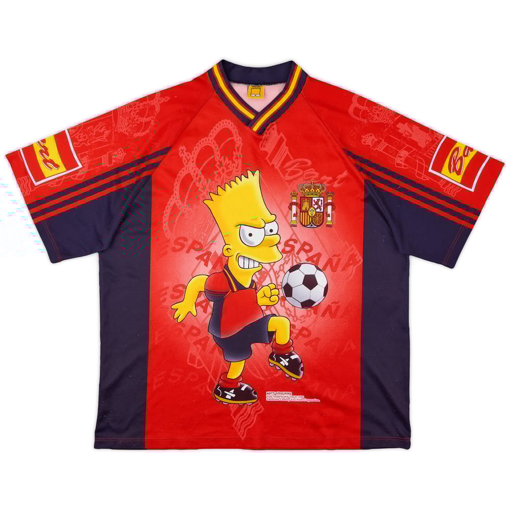 1999 Spain 'The Simpsons' Graphic Leisure Shirt - 8/10 - (XXL)