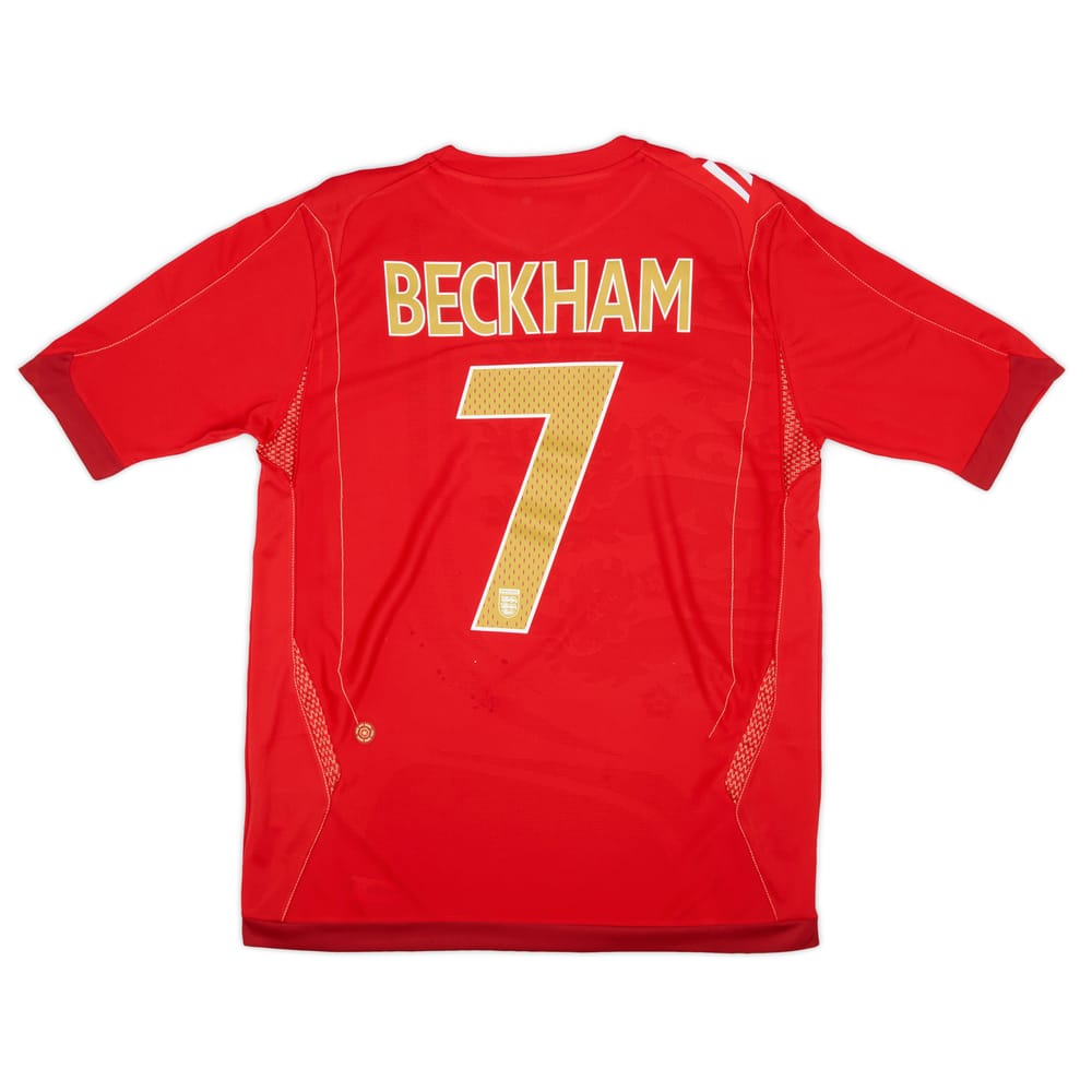 2006-08 England Away Shirt Beckham #7 (M)