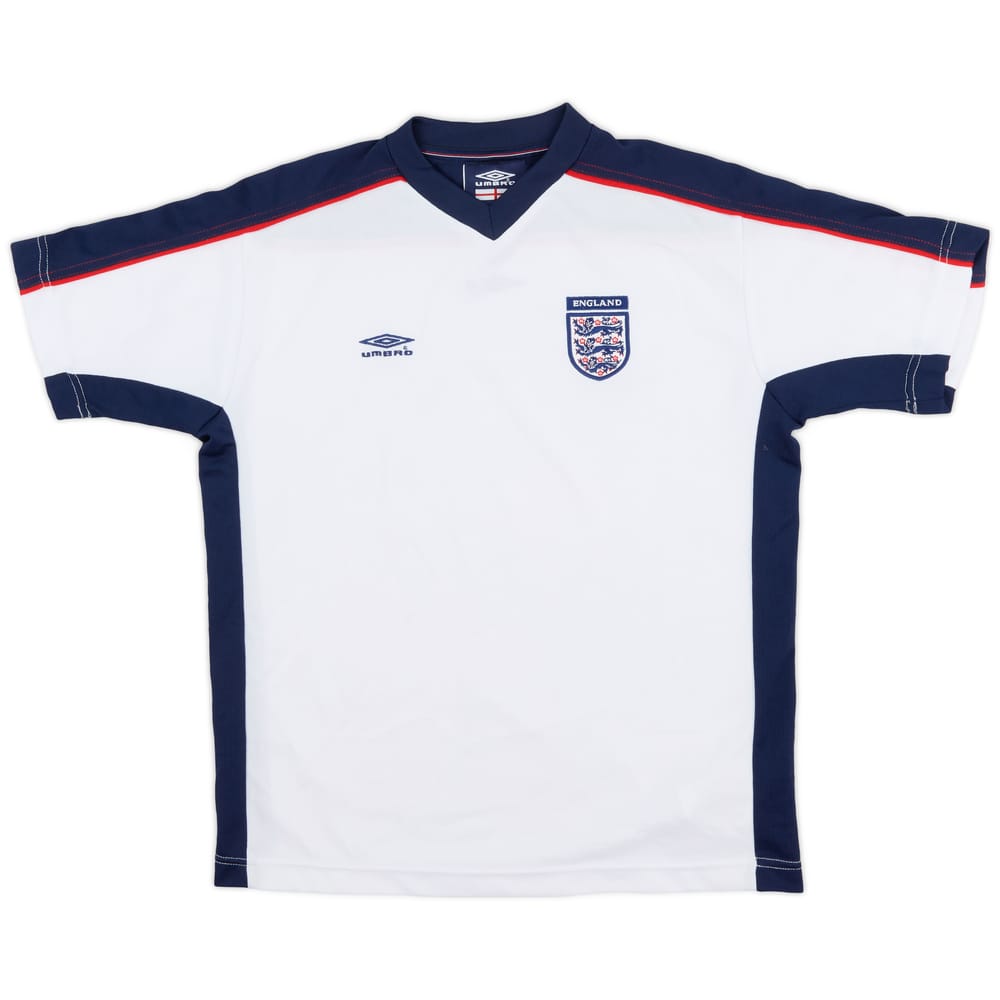 2002-04 England Umbro Training Shirt - 9/10 - (XL.Boys)