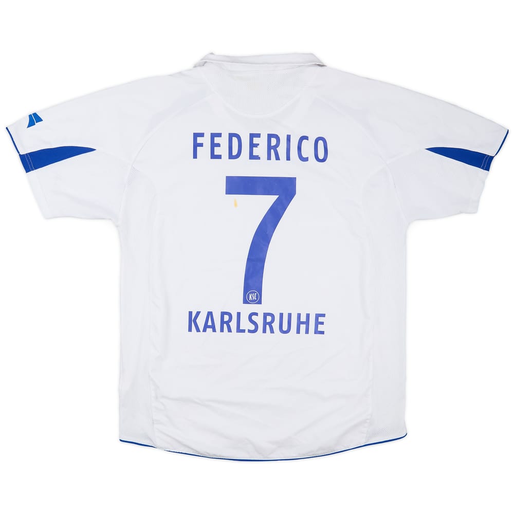 2006-07 Karlsruher Away Shirt Federico #7 - 6/10 - (XXL)
