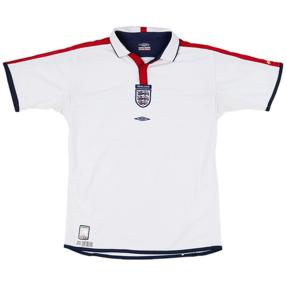 2003-05 England Home Shirt - 8/10 - (XL.Boys)