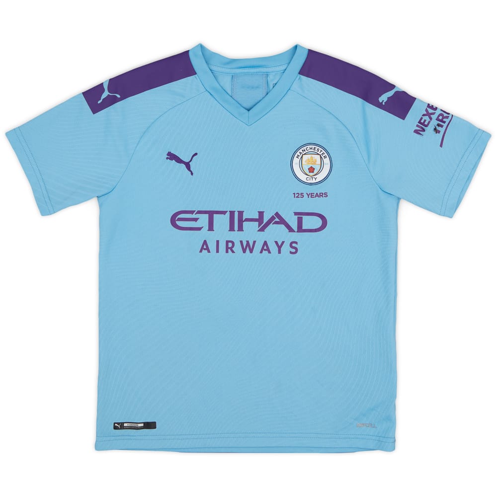 2019-20 Manchester City Home Shirt - 6/10 - (M.Boys)