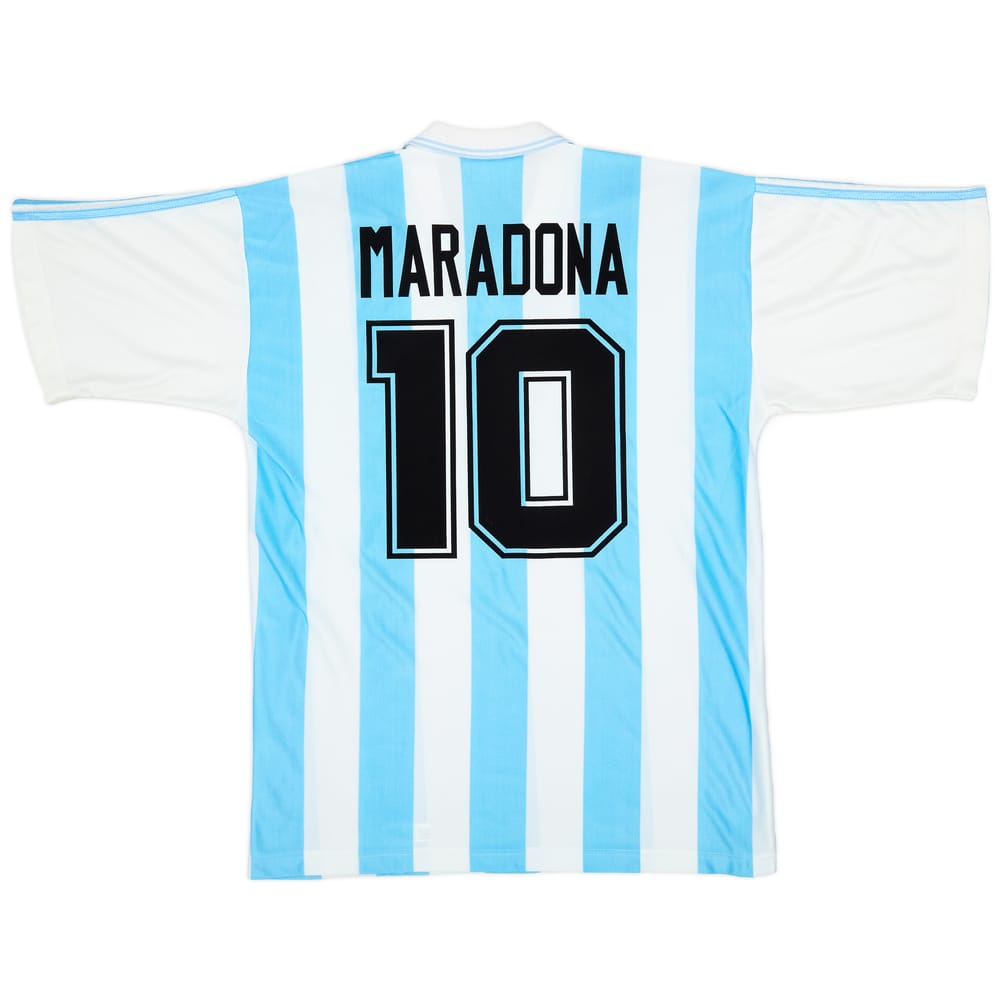 1994 Argentina Home Shirt Maradona #10 - 9/10 - (L)