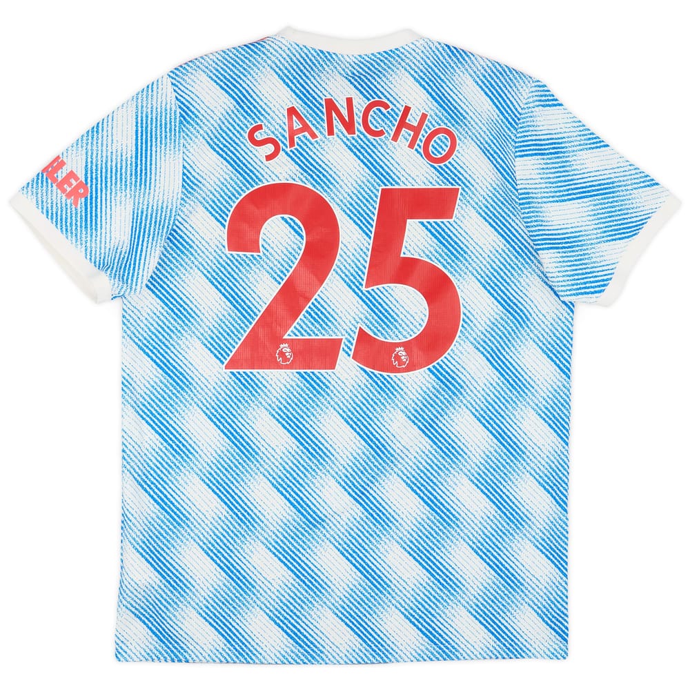 2021-22 Manchester United Away Shirt Sancho #25 - 8/10 - (L)
