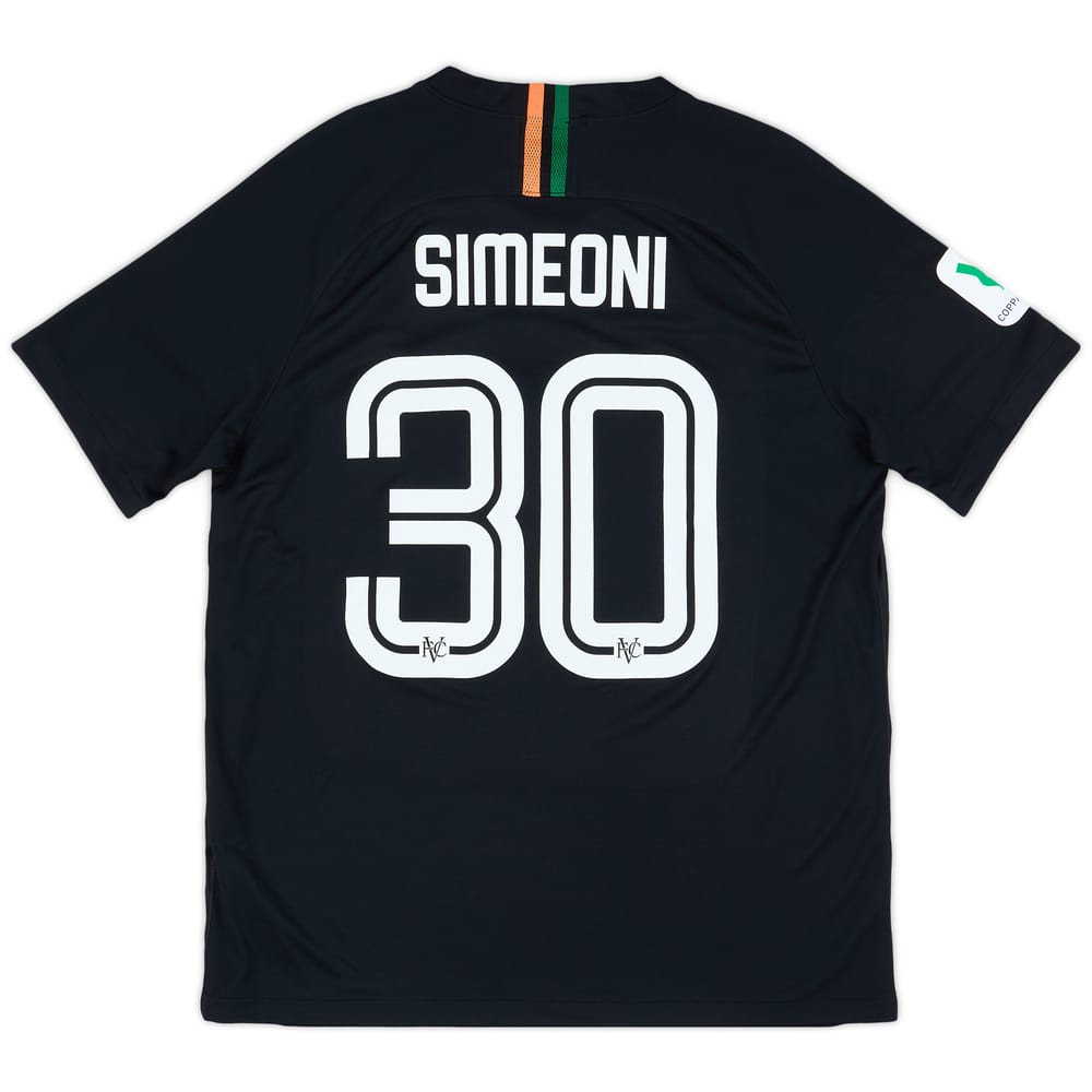 2019-20 Venezia Match Issue Home Shirt Simeoni #30 (L)