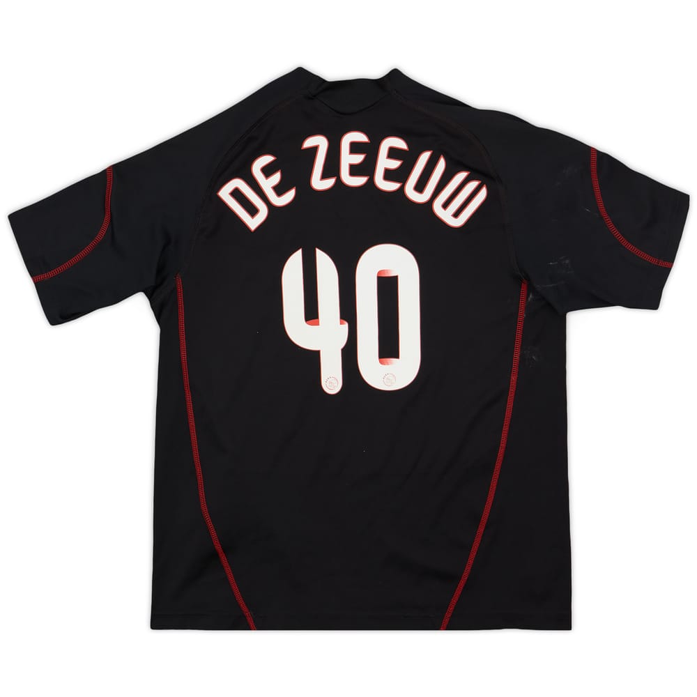 2009-10 Ajax Away Shirt De Zeeuw #40 - 6/10 - (M.Boys)