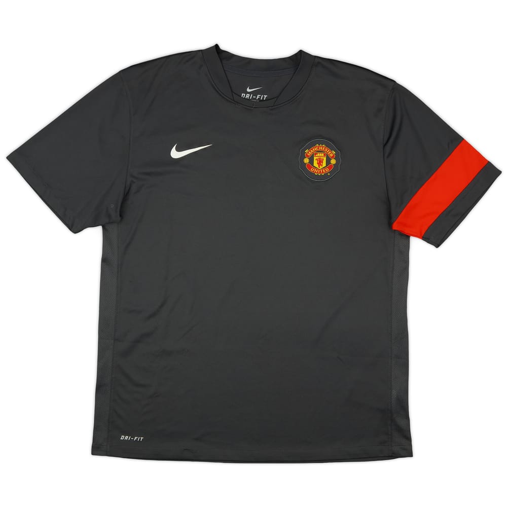 2010-11 Manchester United Nike Training Shirt - 7/10 - (L)