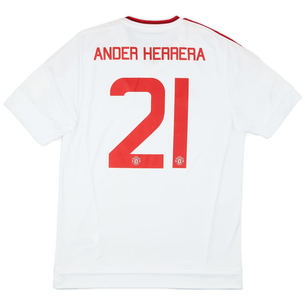 2015-16 Manchester United Away Shirt Ander Herrera #21 (M)