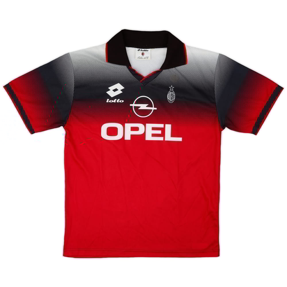 1995-96 AC Milan Lotto Training Shirt - 9/10 - (L)