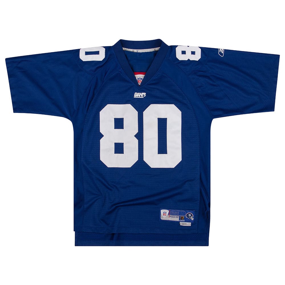 2004 New York Giants Shockey #80 Reebok Premier Jersey (Home) M